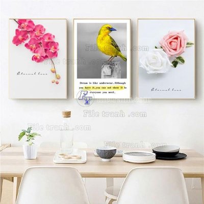 File tranh in trần 3D File tranh hiện đại pha lê gương FT190 (ảnh gốc)