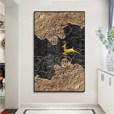 File in trần File tranh đơn lối vào FT20063 (bản gốc) phong cảnh