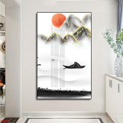 Ảnh gốc File tranh đơn lối vào FT20174 (nét căng) in mica