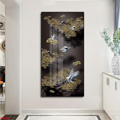 Ảnh gốc File tranh đơn lối vào FT20416 (nét căng) in mica