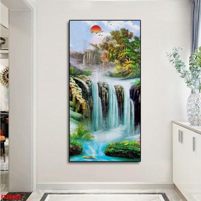 File PSD File tranh đơn lối vào FT20602 (bản gốc) dễ dàng edit