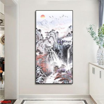 File tranh File tranh đơn lối vào FT20619 (gốc) phong cách tối giản