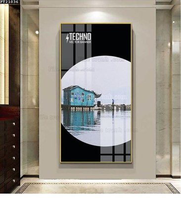 File ảnh File tranh đơn lối vào FT21036 (gốc) in standee