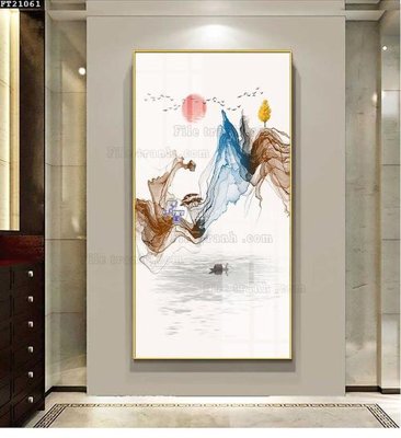 Tải file gốc in lụa File tranh đơn lối vào FT21061 siêu nét