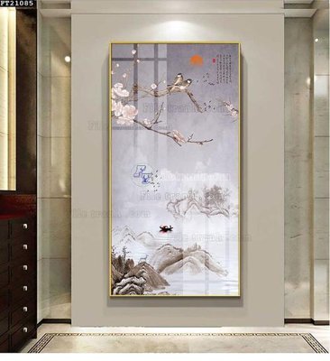 File tranh File tranh đơn lối vào FT21085 (bản gốc) treo quán cafe