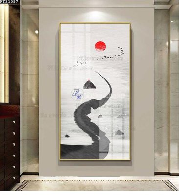 File tranh File tranh đơn lối vào FT21097 (bản gốc) treo phòng ăn
