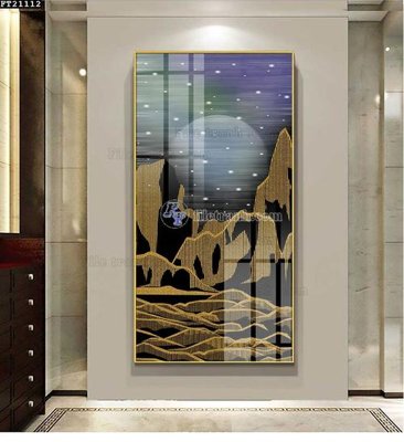 File in trần File tranh đơn lối vào FT21112 (bản gốc) trời sao