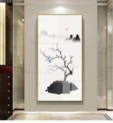 File gốc File tranh đơn lối vào FT21125 (in mica) làm quà tặng