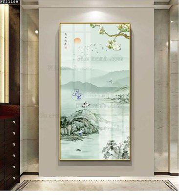 File tranh File tranh đơn lối vào FT21199 (ảnh gốc) cho in ấn kỹ thuật số