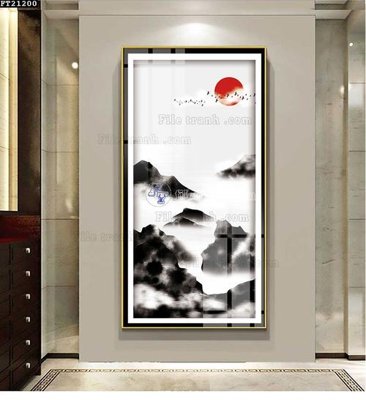 File ảnh File tranh đơn lối vào FT21200 (gốc) in biển hiệu