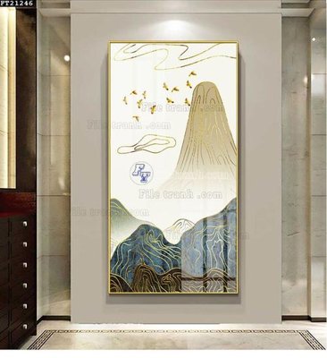 Tải file gốc File tranh đơn lối vào FT21246 (bản PSD) gốc