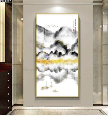 Chi tiết file gốc File tranh đơn lối vào FT21257 (cho in tráng gương)