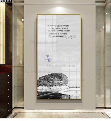 File tranh File tranh đơn lối vào FT21296 (bản gốc) trang trí văn phòng