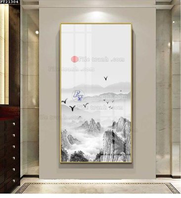 File gốc File tranh đơn lối vào FT21304 (bản quyền) cho in ấn