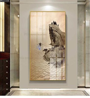 File tranh File tranh đơn lối vào FT21326 (gốc) phong cách tối giản