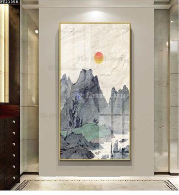 File tranh File tranh đơn lối vào FT21358 (bản gốc) trang trí văn phòng