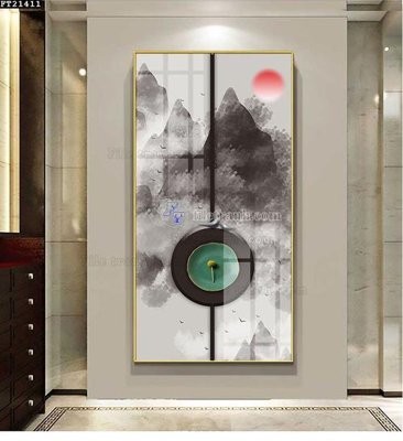 File gốc File tranh đơn lối vào FT21411 (in tráng gương) hiện đại