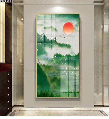 File PSD File tranh đơn lối vào FT21498 (gốc) cho designer