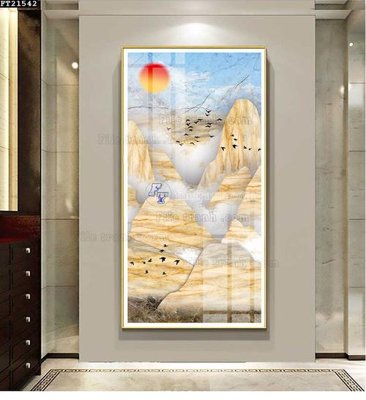 File ảnh File tranh đơn lối vào FT21542 (gốc) cho trang trí nội thất