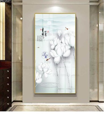 File tranh File tranh đơn lối vào FT21567 (bản gốc) in lụa 3D