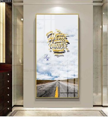 File gốc File tranh đơn lối vào FT21680 (in mica) làm bảng hiệu