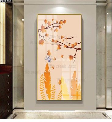 File gốc File tranh đơn lối vào FT21730 (in tráng gương) sang trọng