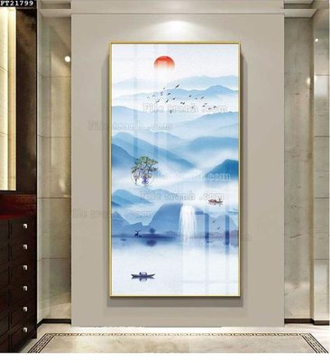 Chi tiết file gốc File tranh đơn lối vào FT21799 (cho in tráng gương)