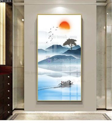 File tranh trang trí File tranh đơn lối vào FT21808 (file gốc)