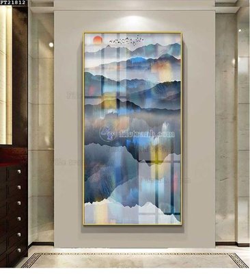 Download file File tranh đơn lối vào FT21812 (gốc) in mica cao cấp