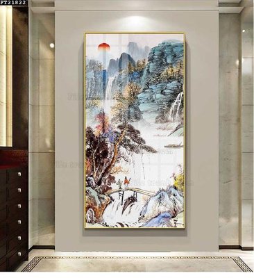 File gốc File tranh đơn lối vào FT21822 (chủ đề hiện đại) trang trí