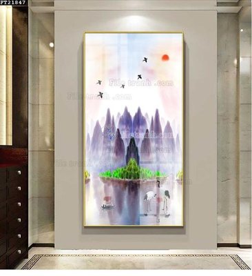 File gốc File tranh đơn lối vào FT21847 (chuẩn CMYK) cho nhà in