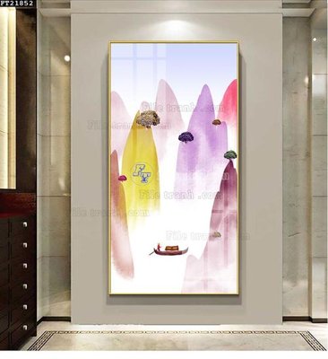 File PSD File tranh đơn lối vào FT21852 (bản gốc) độ phân giải cao