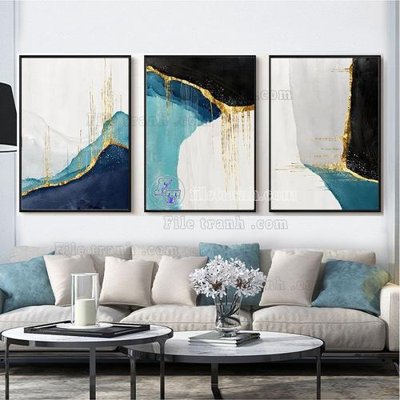 File in mica File tranh hiện đại pha lê gương FT219 (bản gốc) sắc sảo