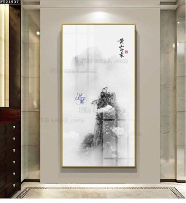 File ảnh gốc File tranh đơn lối vào FT21937 (chuyên in mica)
