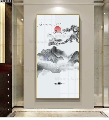 Tải file File in tranh tường đứng lối vào FT22008 (ảnh gốc) in gạch 3D