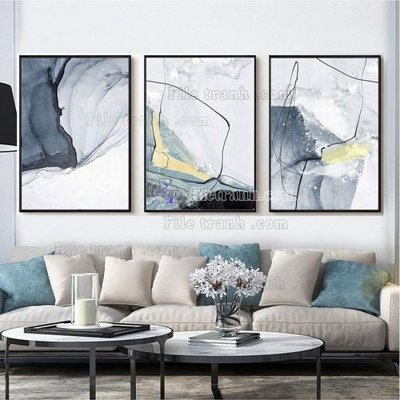 File tranh in trần File tranh hiện đại pha lê gương FT267 (ảnh gốc siêu nét)