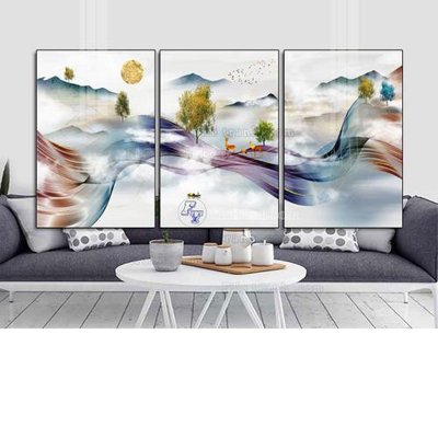 File tranh quảng cáo File tranh hiện đại pha lê gương FT283 (download file gốc)