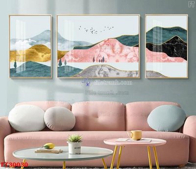 File ảnh gốc File tranh bộ hiện đại FT30030 không vỡ nét