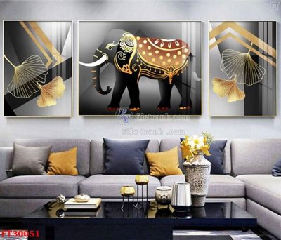 File tranh File tranh bộ hiện đại FT30051 (gốc) chủ đề thành phố