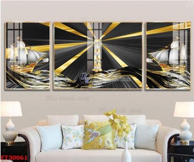 Tải file File tranh bộ hiện đại FT30061 (gốc) in ấn ngay lập tức