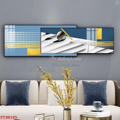 Download file gốc File tranh bộ hiện đại FT30125 (in mica) logo