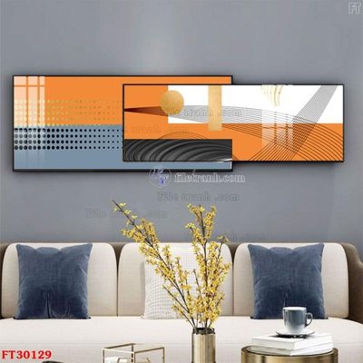 Tải file gốc File tranh bộ hiện đại FT30129 (bản PSD) còn layer