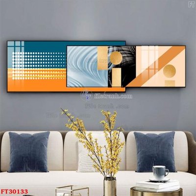 File tranh File tranh bộ hiện đại FT30133 (ảnh gốc) in trần xuyên sáng