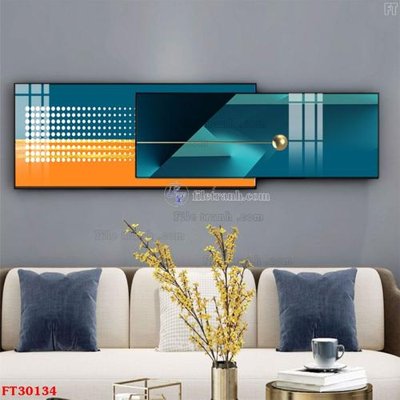 Tải file gốc in lụa File tranh bộ hiện đại FT30134 siêu nét