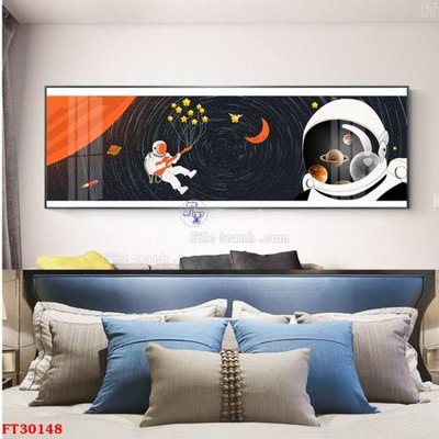 File gốc File tranh bộ hiện đại FT30148 (in lụa) chi tiết cao