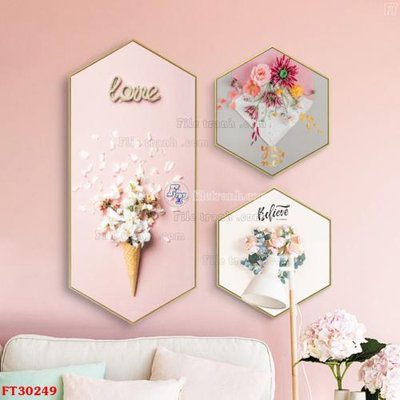 File tranh PSD File tranh bộ hiện đại FT30249 chất lượng cao