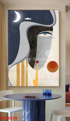 File tranh File tranh bộ hiện đại FT30278 (gốc) chủ đề tĩnh vật