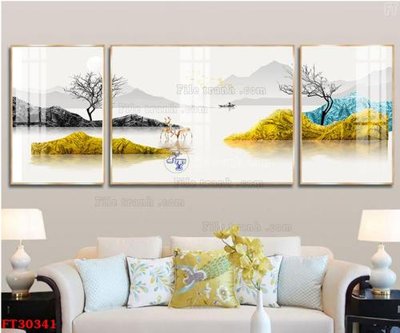 File tranh File tranh bộ hiện đại FT30341 (ảnh gốc) sắc nét hoàn hảo