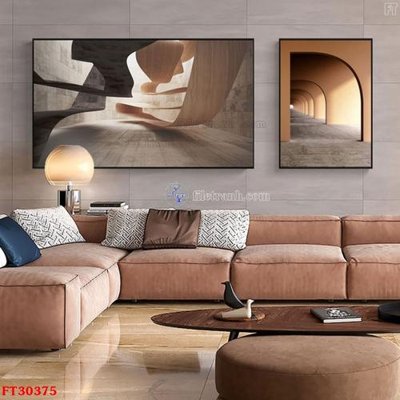 File in trần File tranh bộ hiện đại FT30375 (bản gốc) bầu trời