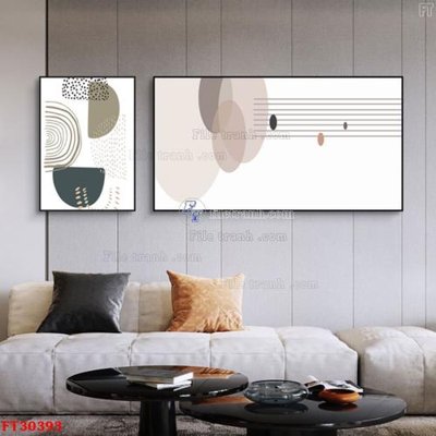 File in trần File tranh bộ hiện đại FT30393 (bản gốc) 5D